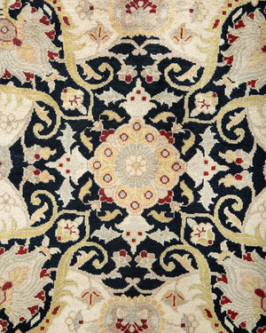 Mogul, One-of-a-Kind Hand-Knotted Area Rug  - Black, 8' 2" x 10' 3"