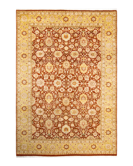 Mogul, One-of-a-Kind Hand-Knotted Area Rug  - Orange, 6' 1" x 8' 10"