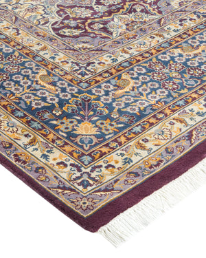 Mogul, One-of-a-Kind Hand-Knotted Area Rug  - Purple, 6' 1" x 9' 1"
