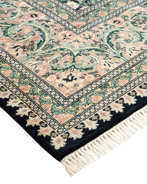 Mogul, One-of-a-Kind Hand-Knotted Area Rug  - Black, 6' 1" x 9' 5"