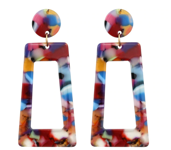 Myra Resin Earring
