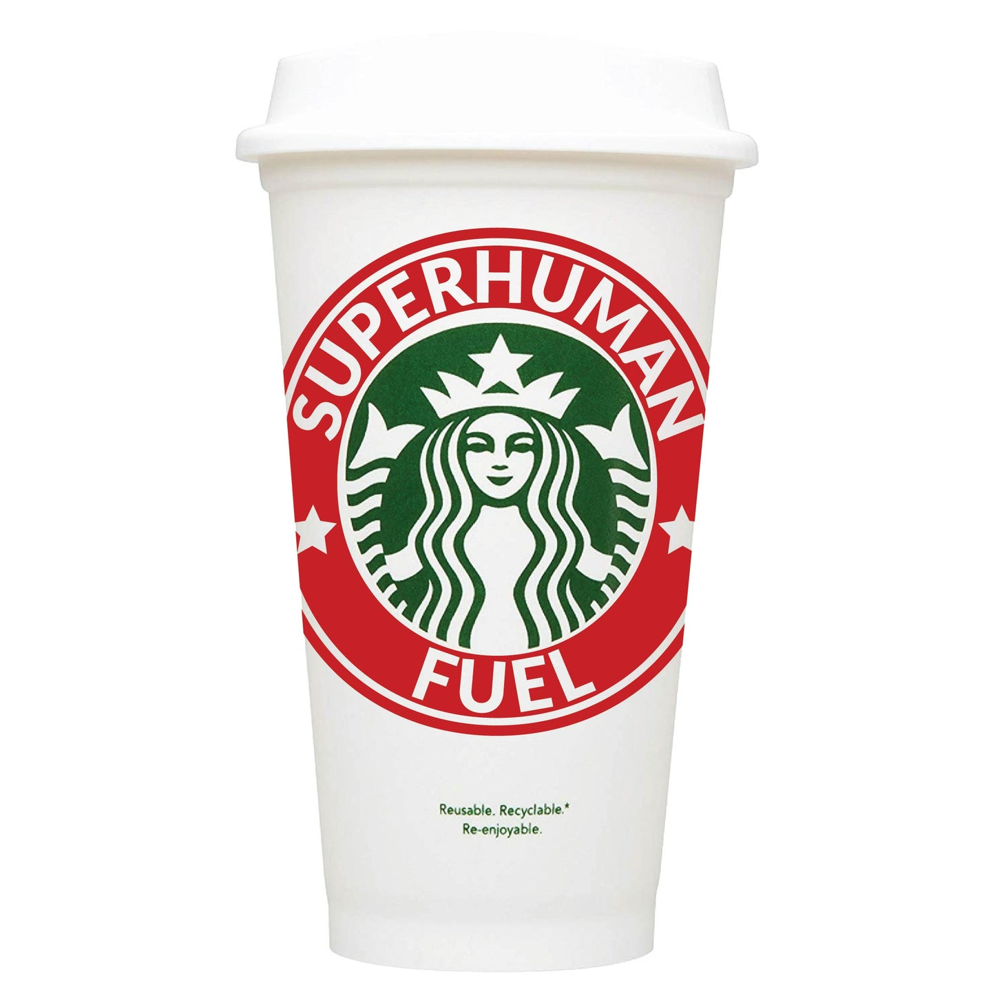 Superhuman Fuel Starbucks Hot Cup