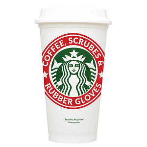 Coffee, Scrubs & Rubber Gloves Starbucks Hot Cup